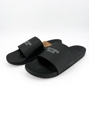 Georgia Boot AMP Orthotic Recovery Slide Sandals Arch Support Black 15 NEW